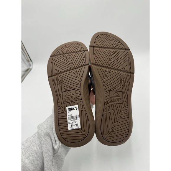 Reef Men\'s Santa Ana Sandals Grey Size 9 New ($55 Retail) main image 2